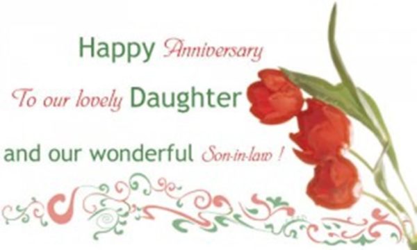 Happy Anniversary To Our Lovely Daughter