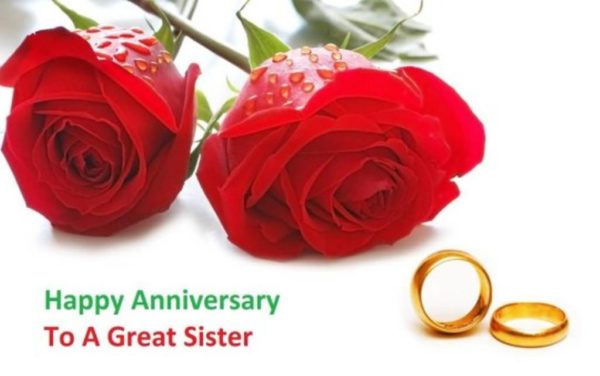 Happy Annivesary To A Great Sister