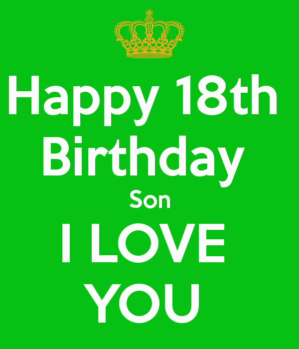 Happy Birthday Son I Love You