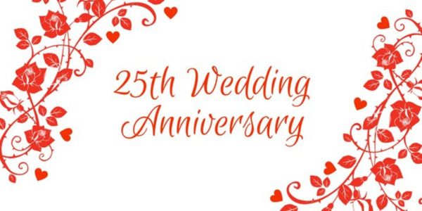 Happy Twenty Fifth Wedding Anniversary Dear