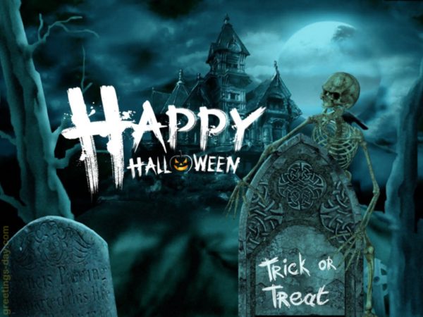 Happy halloween - Skull Image