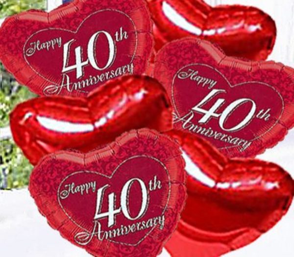 Have A Happy And Delightful Fortieth Anniversary