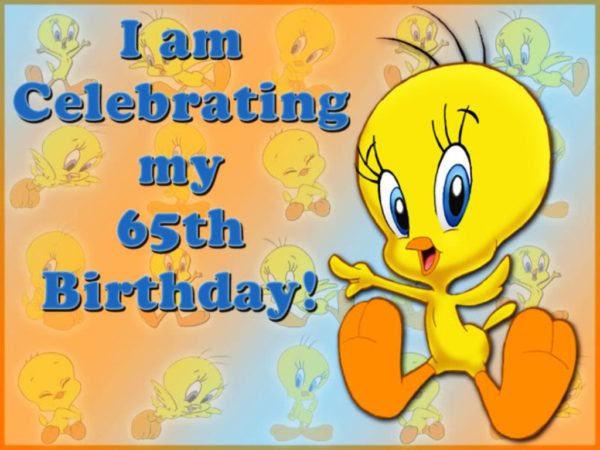 I Am Celebrating My Sixty Fifth Birthday