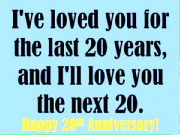 I Have Loved The Last Twenty Year
