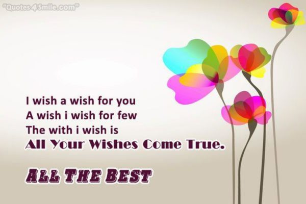 I Wish A Wish For You