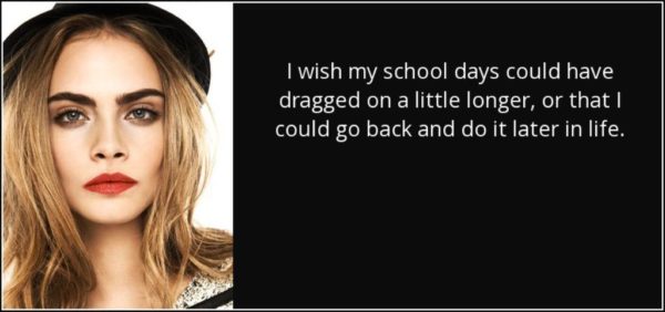 I Wish My School Days