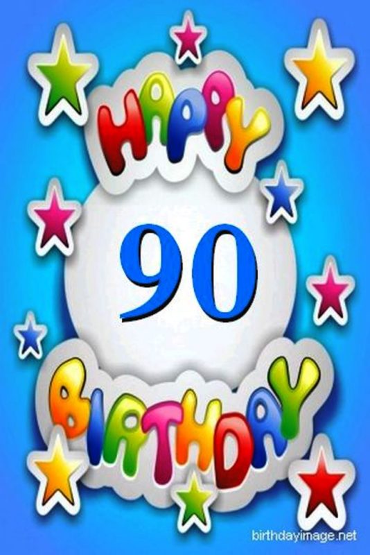 Image Of Ninety Birthday