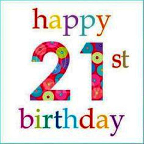 Image Of Twenty One Birthday