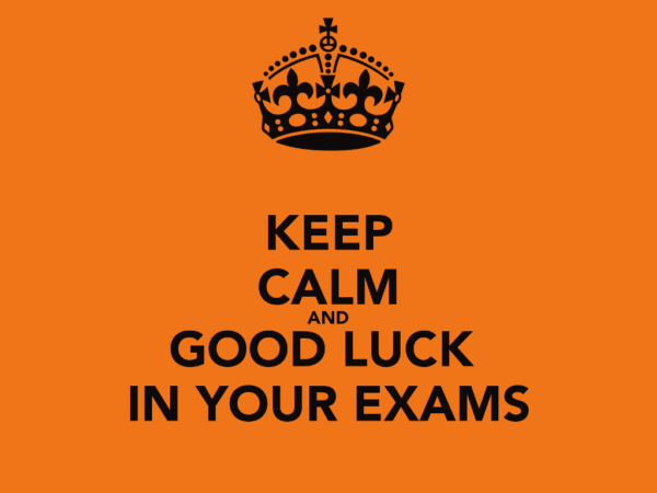 Keep Calm And Good Luck