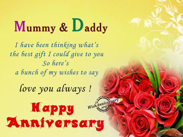 Love You Always Happy Anniversary