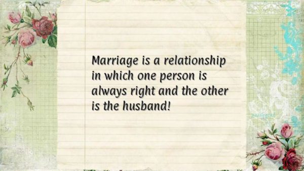 Marriage Is A Relationship