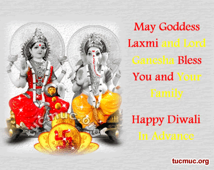 May Goddess Laxmi And Lord Ganesha BlessYou Your Family