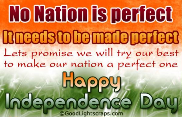 No Nation Is Perfect  It Needs To Be Made Perfect