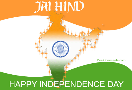 Sparkling Happy Independence Day
