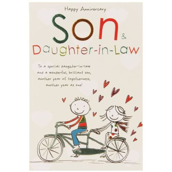 To A Special  Daughter In law And Son