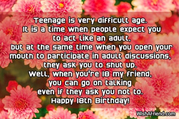 Teenage Is Very Difficult Age