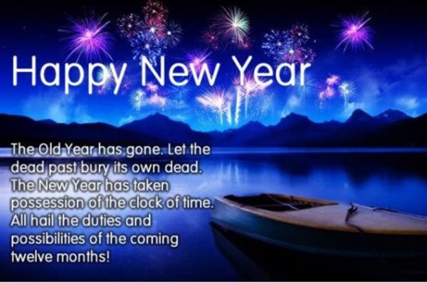 The Old Year Has Gone