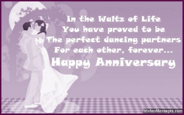 The Perfect Dancing Partner - Happy Anniversary