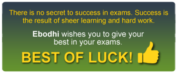 There Is No Secret To Success In Exams