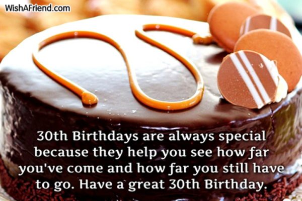 Thirty Birthdays Are Always Special