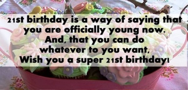 Wish You A Super Twenty One Birthday