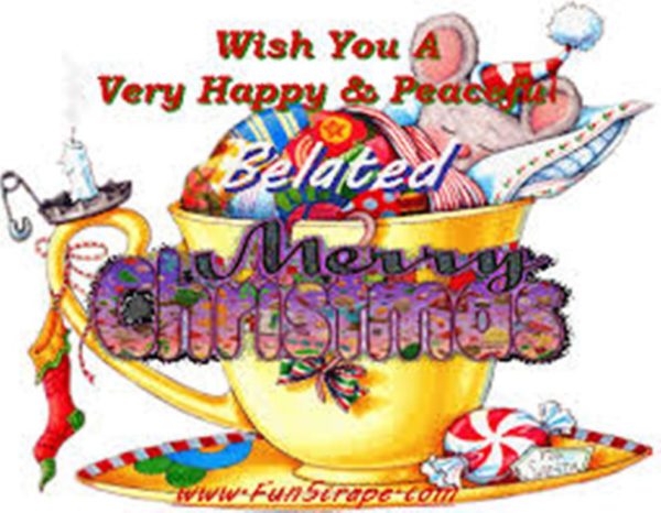 Wish You A Very Beleated Christmas