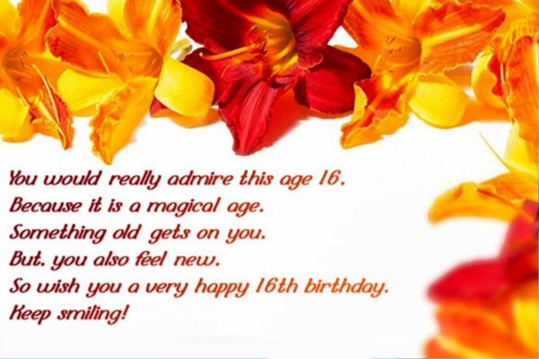 Wish You AVery Happy Sixteen Birthday