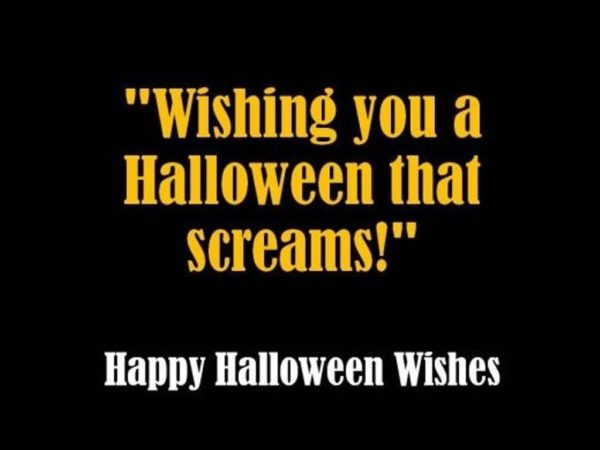 Wishing You A Halloween That Screams