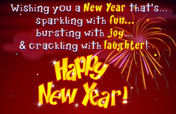 Wishing  You A New Year That's Sparkling With Fun
