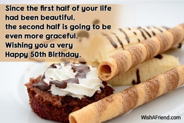 Wishing You A Very Happy Fiftieth Birthday Dear