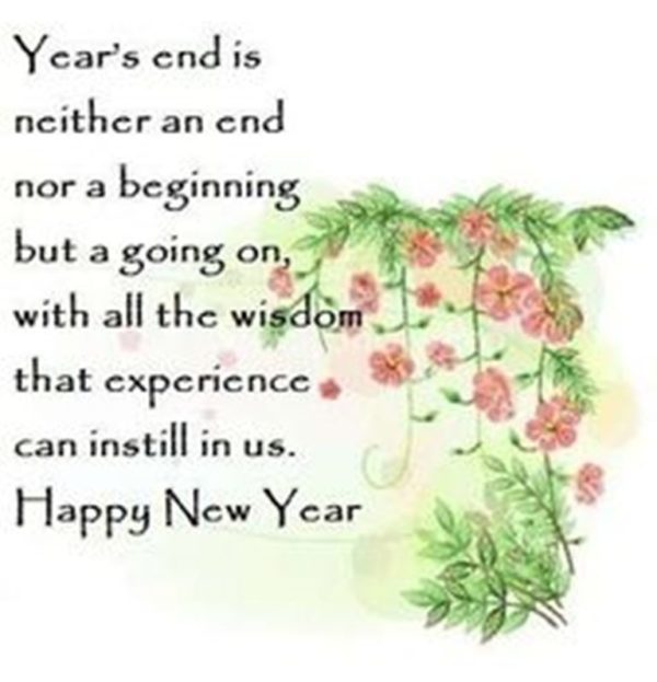 Year End Is Neither An End Noe A Beginning