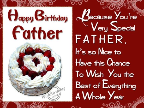 You Are A Very Special Father