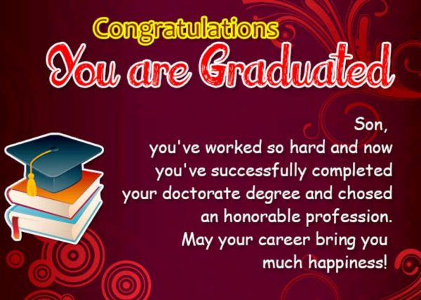 You Are Graduated