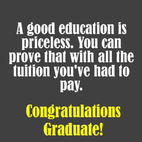 A Good Education Is Priceless