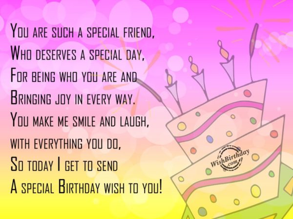 A Special Birthday Wish