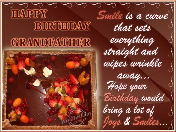 Best Wishes For A Loving Grandfather