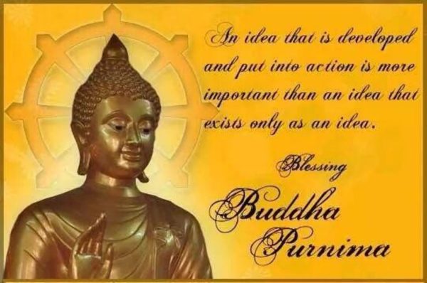 Blessing Buddha Purnima