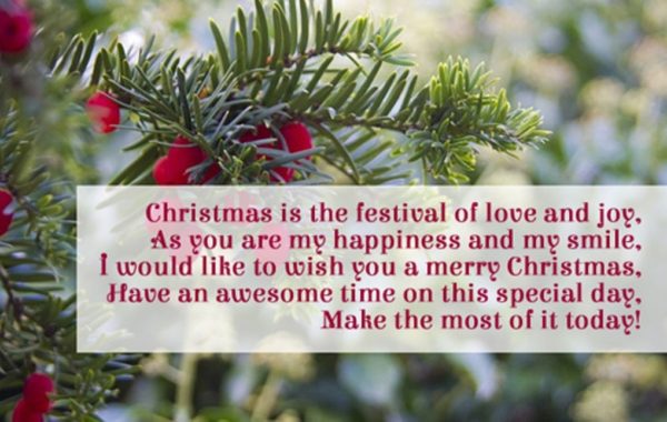 Christmas Is The Festival Of Love