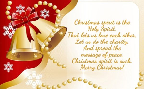 Christmas  Spirit Is The Holy Spirit