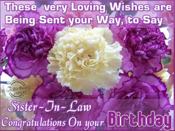 Congratulations On Your Birthday Sister-in-law