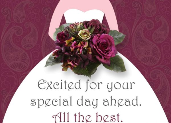 Exicited For Your Special Day Ahead