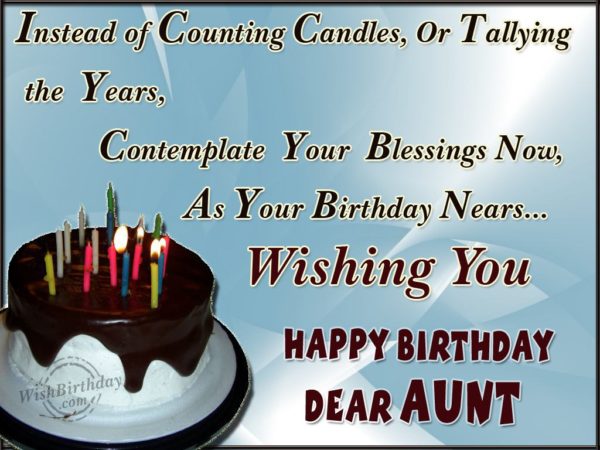 Happy Birthday Caring Aunt