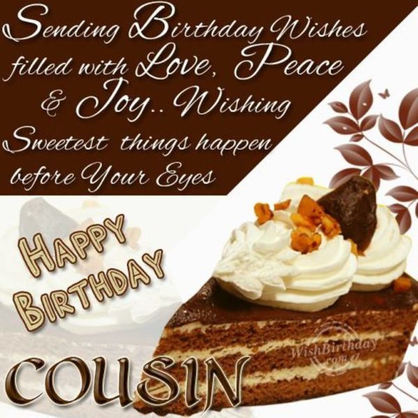 Happy Birthday Dear Cousin 