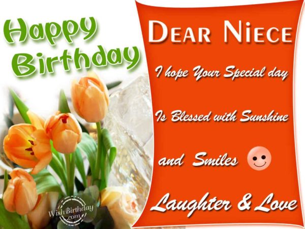 Happy Birthday Dear Niece Image