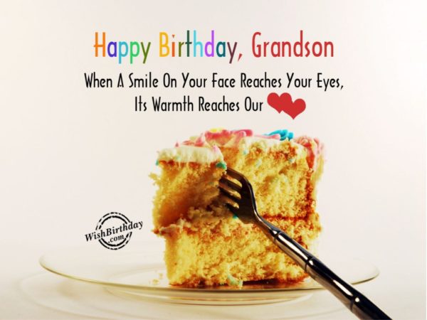 Happy Birthday Grandson - Image