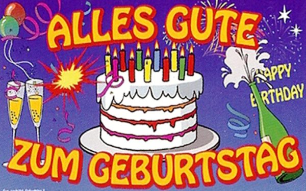 Happy Birthday In German