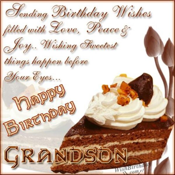 Happy Birthday My Dear Grandson