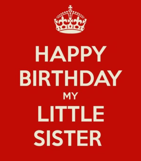 Happy Birthday My Little Sister