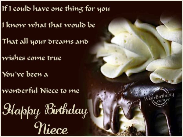 Happy Birthday Niece My Dear