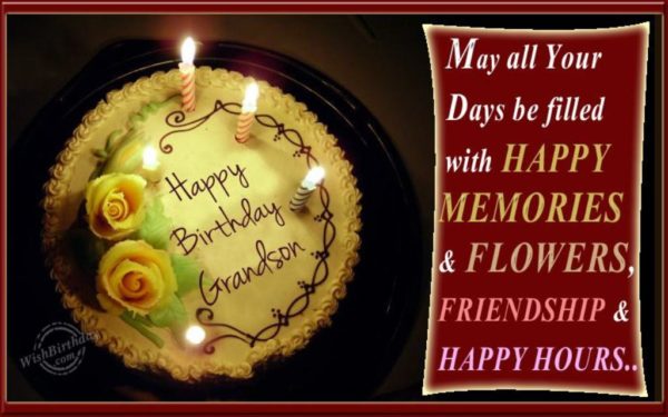 Happy Birthday Our Loveable Grandson